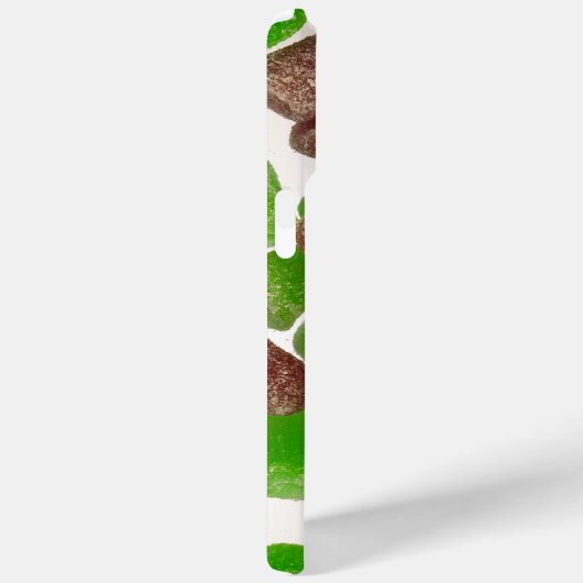 オレンジ色の緑色の赤いガム飴に砂糖を振りかけたもの Case-Mate iPhoneケース (裏面 / 右)