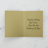 オレンジ色の美しいラン - カスタムアート カード (内部)