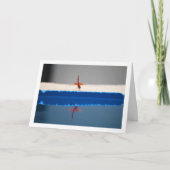 オレンジ色の翼を持つトンボ カード (正面)