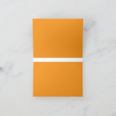 オレンジ色の背景で驚くべきビジュアルを作成する サンキューカード (内部)