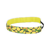 オレンジ色の背景 アスレチックヘッドバンド (右)