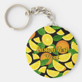 オレンジ色の背景 キーホルダー