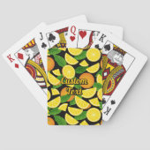 オレンジ色の背景 トランプ (裏面)