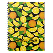 オレンジ色の背景 ノートブック (正面)