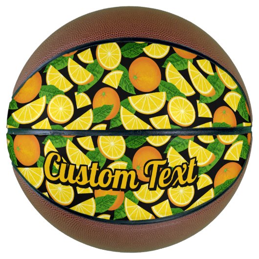 オレンジ色の背景 バスケットボール (正面)