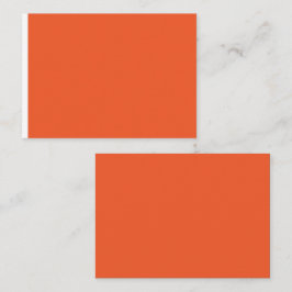 オレンジ色の背景 プレイスカード