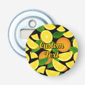 オレンジ色の背景 栓抜き (正面)