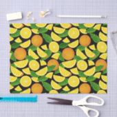 オレンジ色の背景 薄葉紙 (クラフト)