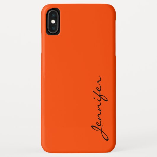 オレンジ色の背景 Case-Mate iPhoneケース (裏面)