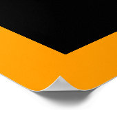 オレンジ色の自転車~の壁用バイク ポスター (角)