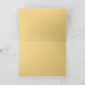 オレンジ色の花に蝶、内側空白のの挨拶 カード (内部)