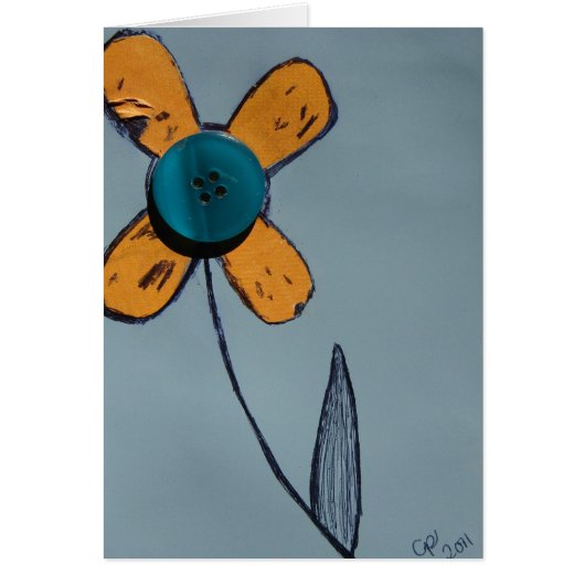 オレンジ色の花の混合媒体 (正面)