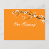 オレンジ色の花は日付はがきを除く 案内ポストカード (正面)