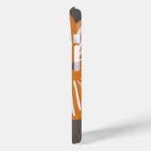 オレンジ色の花パーソナライズされたの名前 Case-Mate iPhoneケース (裏面 / 左)