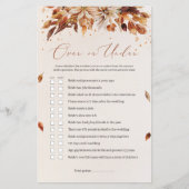 オレンジ色の花秋フローラボーホゲームの上または下 (正面)