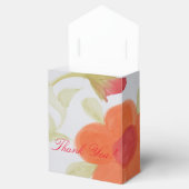 オレンジ色の花見箱 フェイバーボックス (オープン)