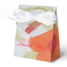 オレンジ色の花見箱