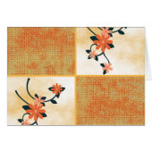 オレンジ色の花 (正面横)