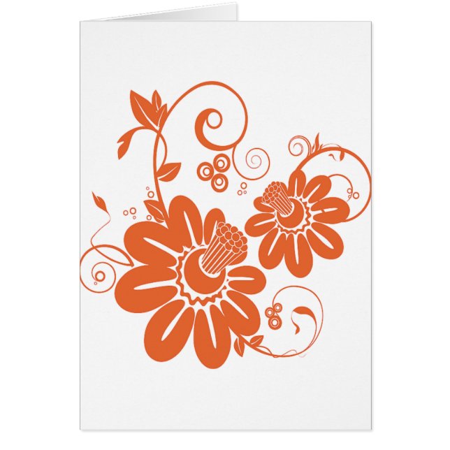 オレンジ色の花 (正面)