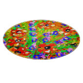 「オレンジ色の花」は可愛絵画い。買今 カッティングボード (角)