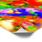 「オレンジ色の花」は可愛絵画い。買今 ポスター (コーナー)