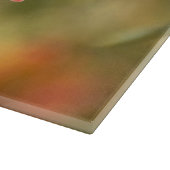 オレンジ色の花 カッティングボード (角)