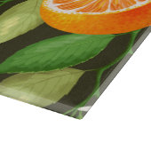 オレンジ色の花 カッティングボード (角)