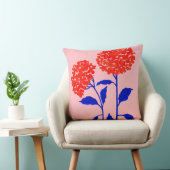 オレンジ色の花 クッション (椅子)