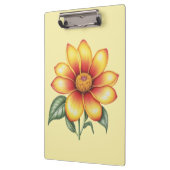 オレンジ色の花 クリップボード (左)