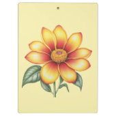 オレンジ色の花 クリップボード (裏面)