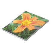 オレンジ色の花 ノートパッド (回転)