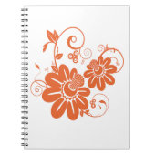 オレンジ色の花 ノートブック (正面)