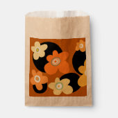 オレンジ色の花 フェイバーバッグ (正面)