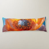 オレンジ色の花 ボディピロー (裏面)