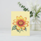 オレンジ色の花 ポストカード (スタンド正面)