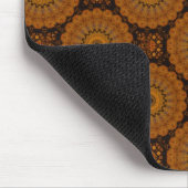 オレンジ色の花 マウスパッド (コーナー)