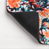 オレンジ色の花 マウスパッド (コーナー)