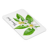 オレンジ色の花 マグネット (右側)