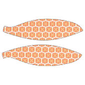 オレンジ色の花、花の模様、花の模様 バスケットボール (パネル)