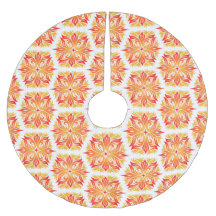 オレンジ色の花、花の模様、花の模様