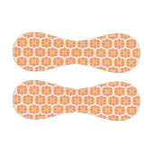 オレンジ色の花、花の模様、花の模様 野球ボール (パネル)