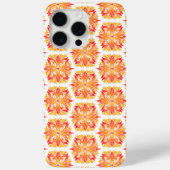 オレンジ色の花、花の模様、花の模様 Case-Mate iPhoneケース (裏面)