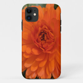 オレンジ色の花 iPhone 11 ケース