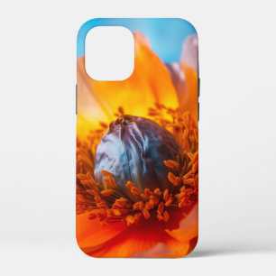 オレンジ色の花 iPhone 12 MINI ケース