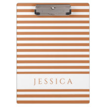 オレンジ色の茶色と白のパタストライプのーン名