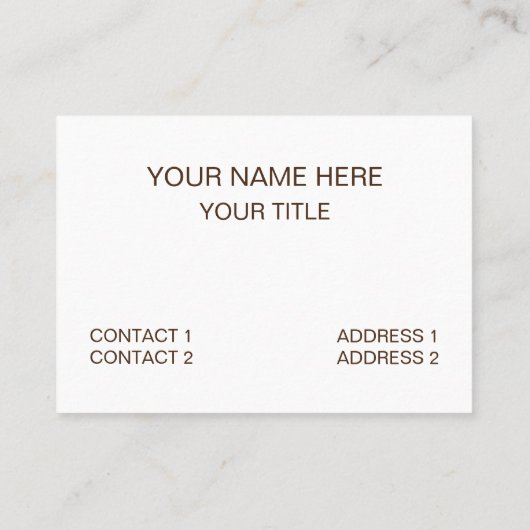 オレンジ色の茶色の縦ストライプ線のパターン 名刺 (裏面)