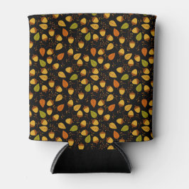 オレンジ色の葉どんこを持つ緑と金ゴールド 缶クーラー