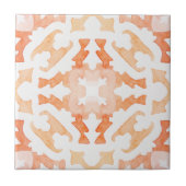 オレンジ色の装飾タイルのマルロカンのタイル タイル (正面)