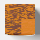 オレンジ色の警告フロート抽象芸術ハロウィーンブラックボックス フェイバーボックス (上部)