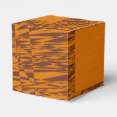 オレンジ色の警告フロート抽象芸術ハロウィーンブラックボックス フェイバーボックス (裏面サイド)